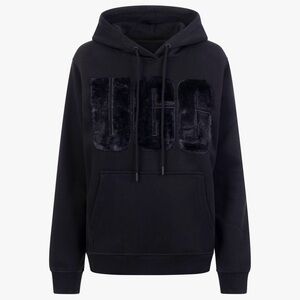 NEW UGG FUZZY LOGO HOODIE
